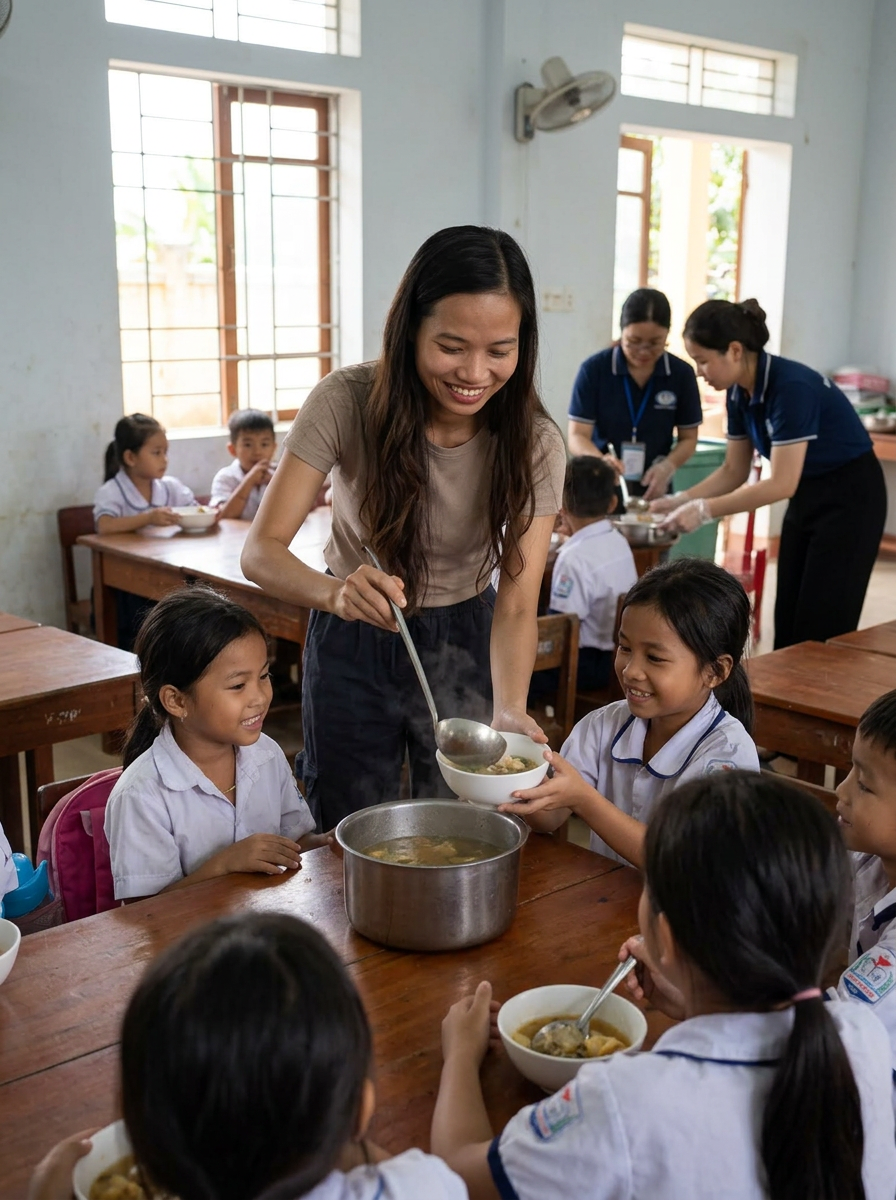 Children and families receiving food support